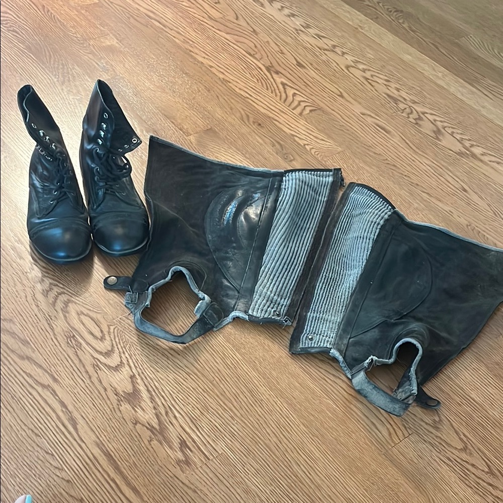 Dublin Equestrian paddock boots and half chaps